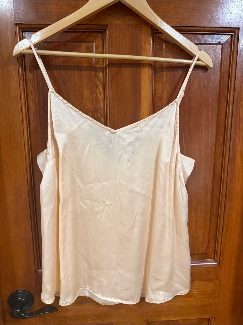 Floreat Pale Peach Silk Camisole